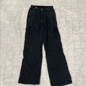 American Eagle Outfitters Black Cargo Pants